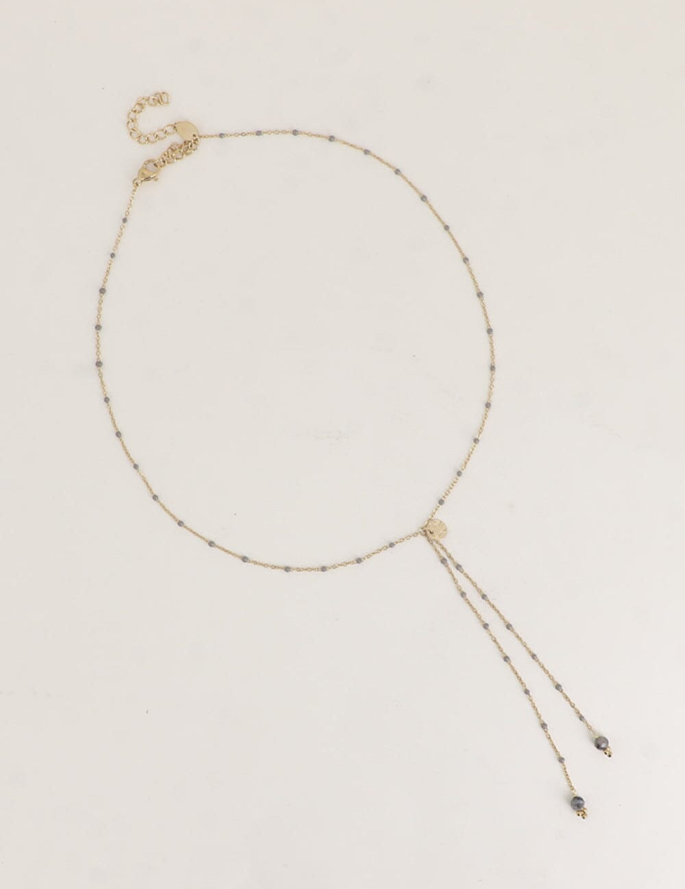 Collier Bohm Paris - Velys Collier en Y Bohm Paris Labradorite 