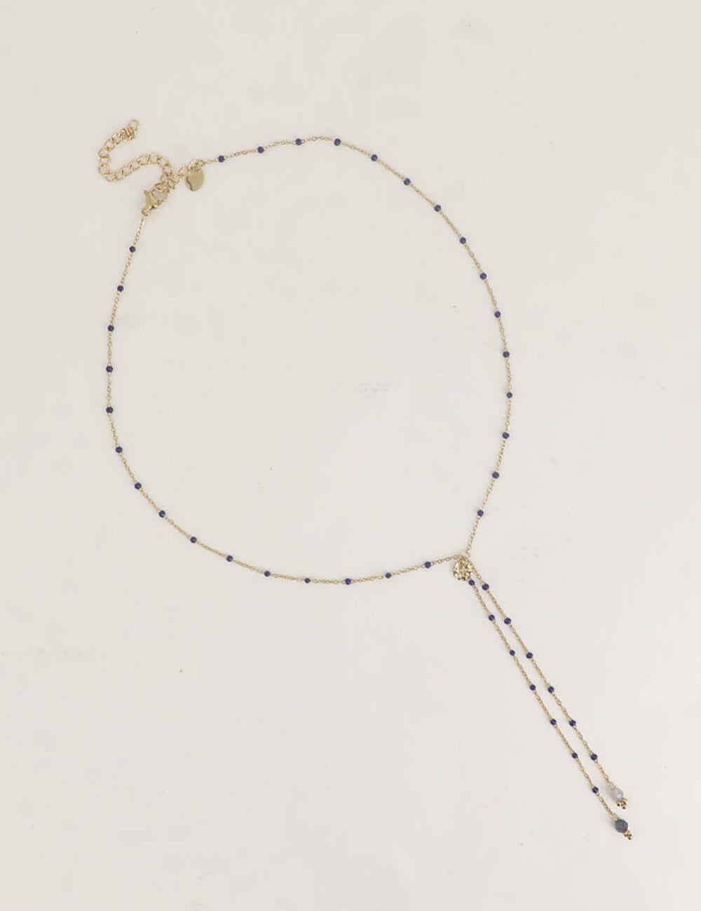 Collier Bohm Paris - Velys Collier en Y Bohm Paris Sodalite 