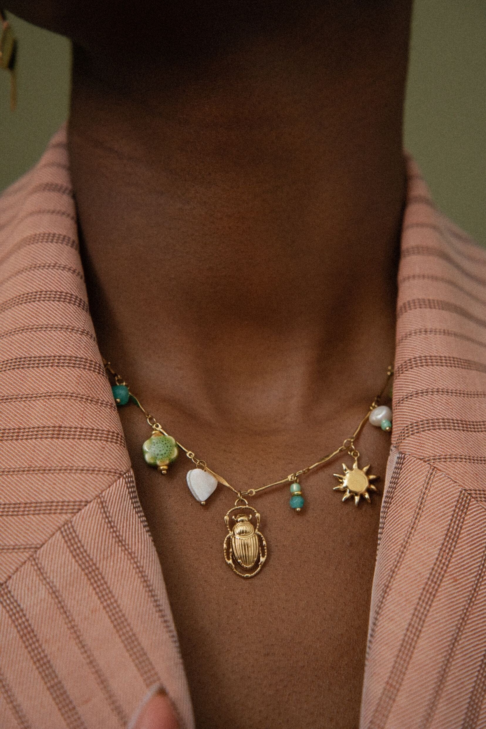 Collier Bohm Paris - Verde Collier en chaine simple Bohm Paris 