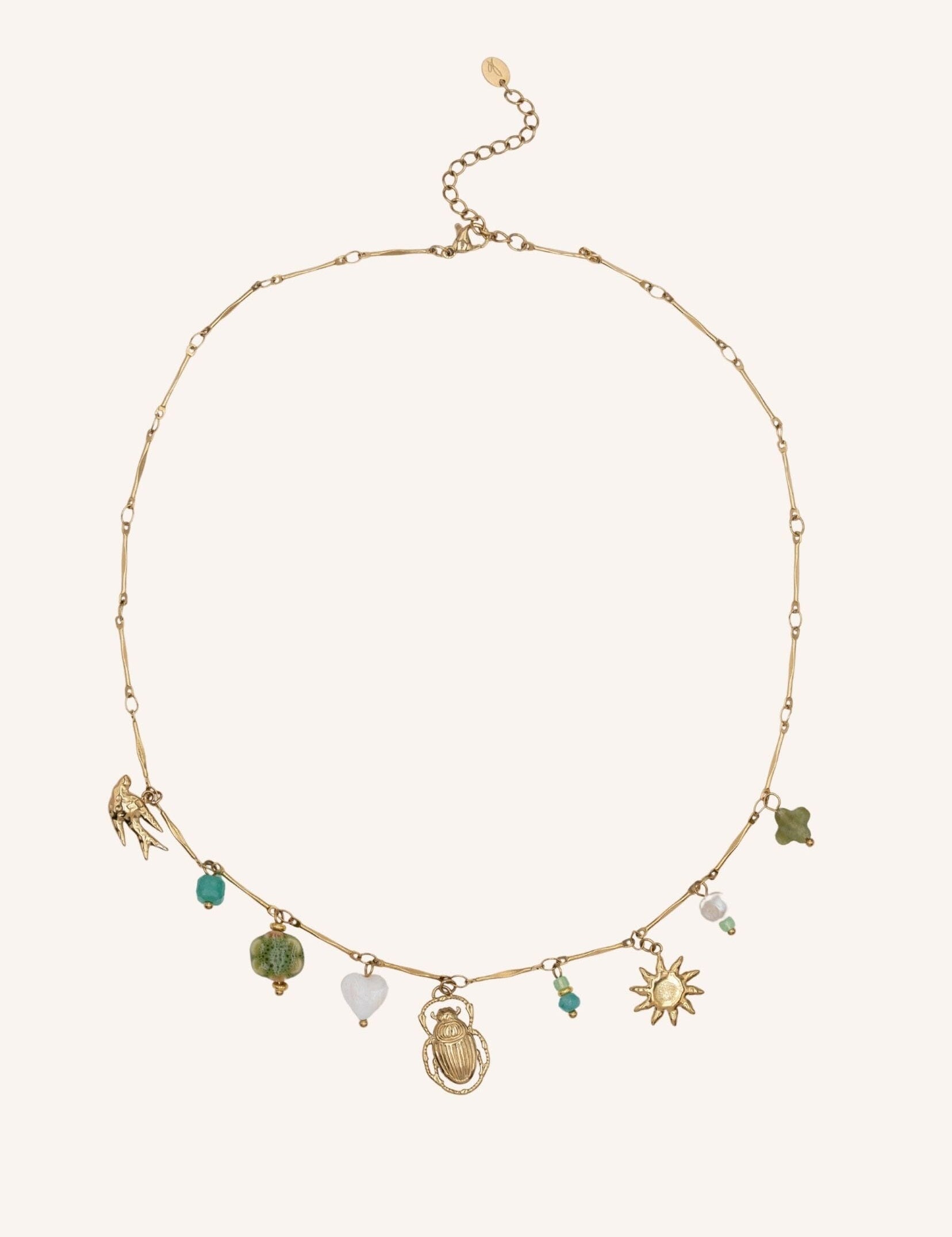 Collier Bohm Paris - Verde Collier en chaine simple Bohm Paris Vert 