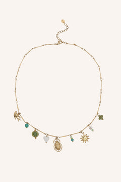 Collier Bohm Paris - Verde Collier en chaine simple Bohm Paris Vert 