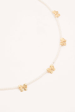 Collier Bohm Paris - Zéna Collier Bohm Paris Perle résine blanche 