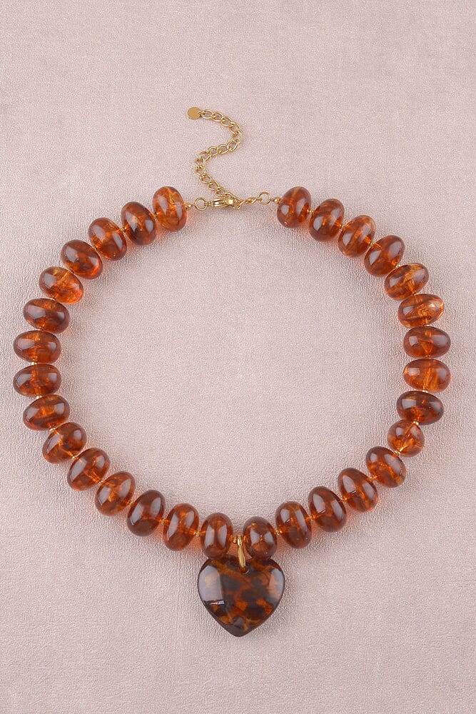 Collier Bohm Paris - Ziana Collier Pendantifs Bohm Paris Ambre Léopard 