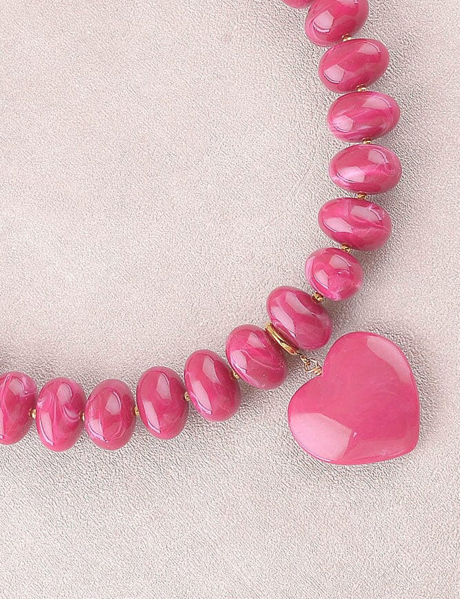 Collier Bohm Paris - Ziana Collier Pendantifs Bohm Paris Fuchsia 