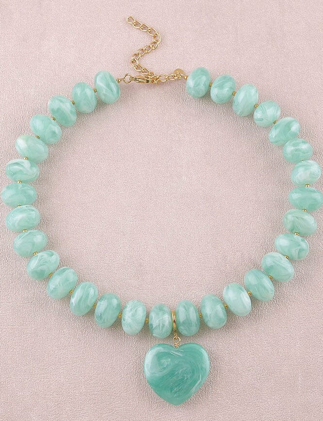 Collier Bohm Paris - Ziana Collier Pendantifs Bohm Paris Vert d'eau 