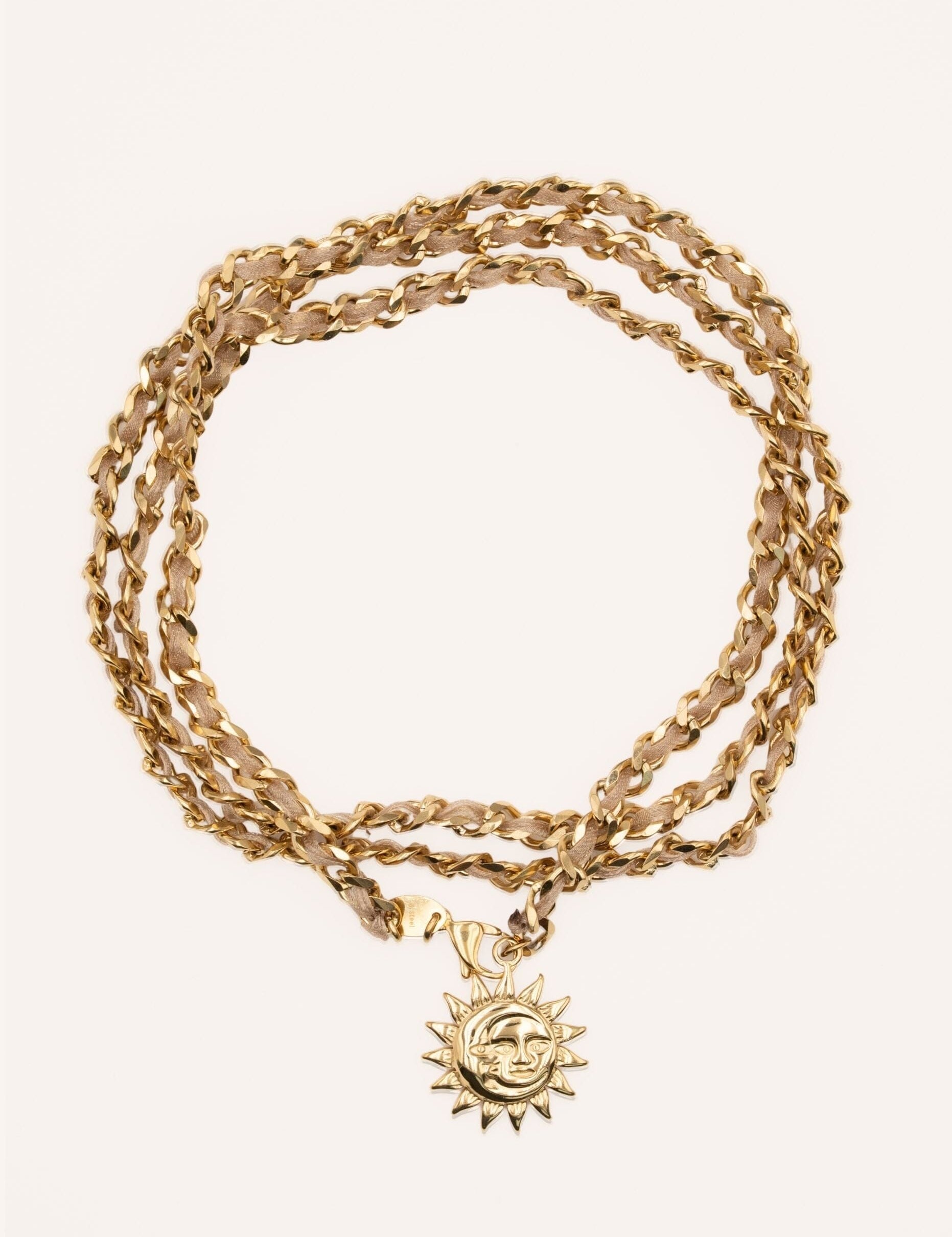 Collier Chaîne de ventre Bohm Paris - Lioren Collier Chaîne de ventre Bohm Paris Beige 