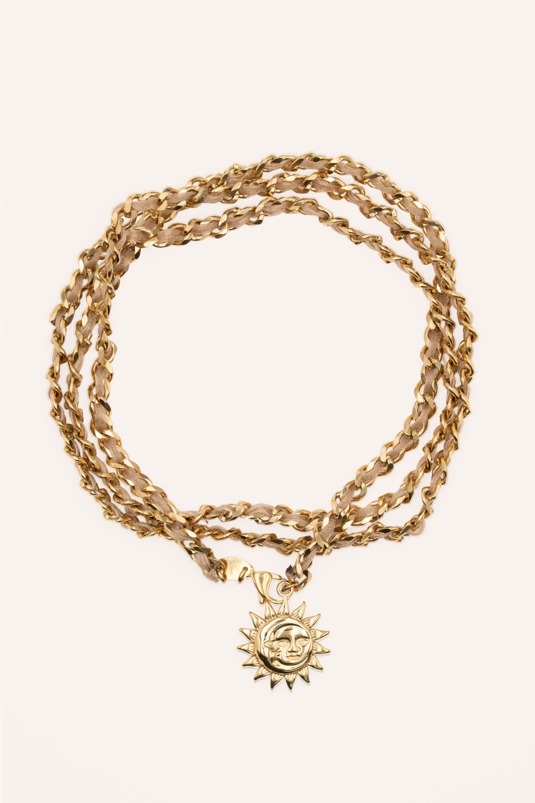 Collier Chaîne de ventre Bohm Paris - Lioren Collier Chaîne de ventre Bohm Paris Beige 