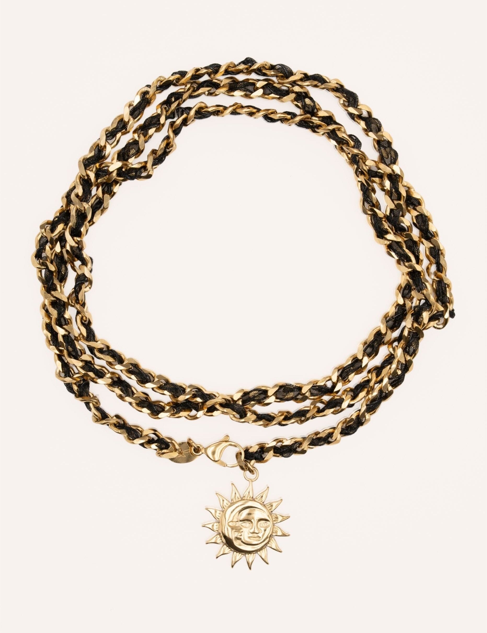 Collier Chaîne de ventre Bohm Paris - Lioren Collier Chaîne de ventre Bohm Paris Noir 