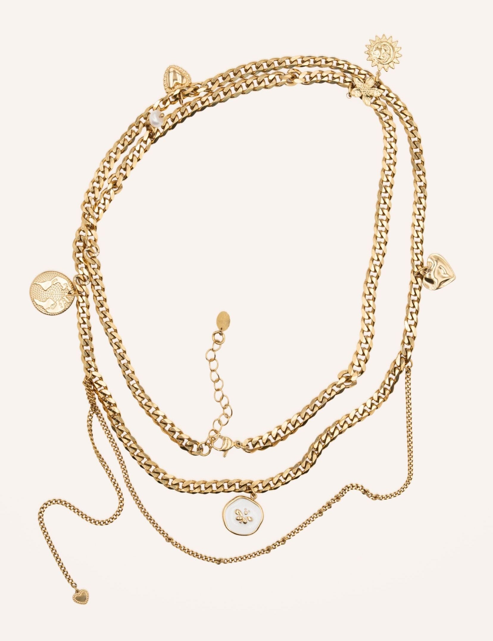 Collier Chaîne de ventre Bohm Paris - Orion Collier Chaîne de ventre Bohm Paris Doré 