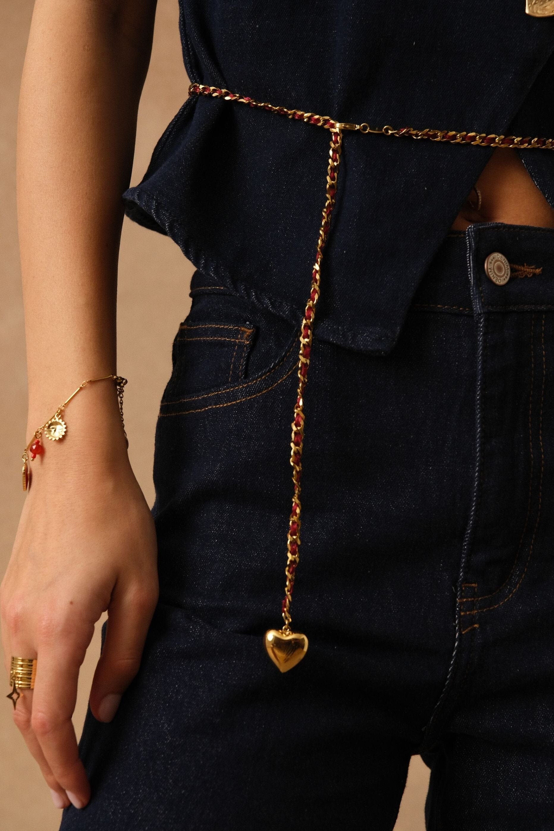 Collier Chaîne de ventre Bohm Paris - Solor Collier Chaîne de ventre Bohm Paris 