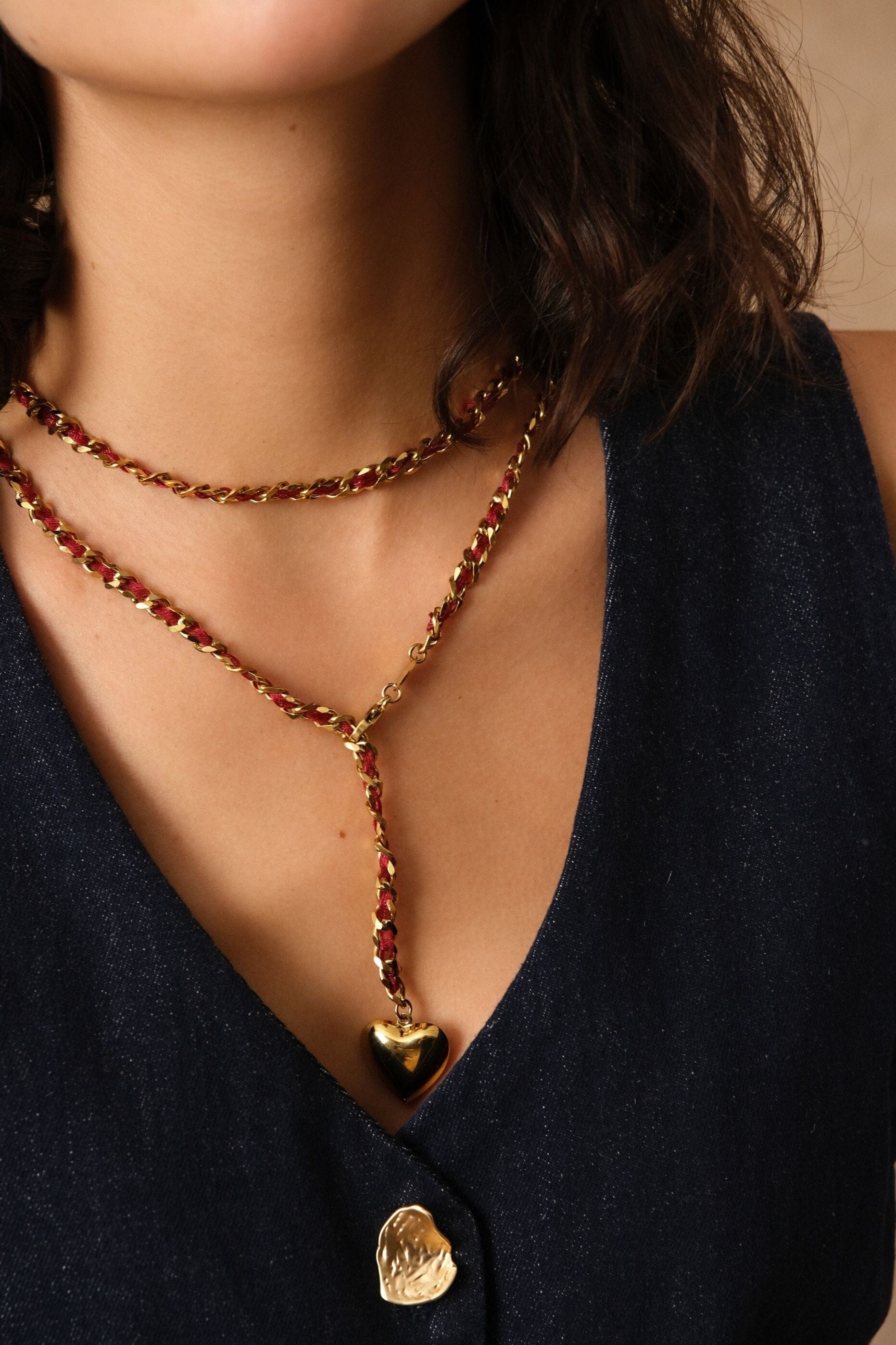 Collier Chaîne de ventre Bohm Paris - Solor Collier Chaîne de ventre Bohm Paris 