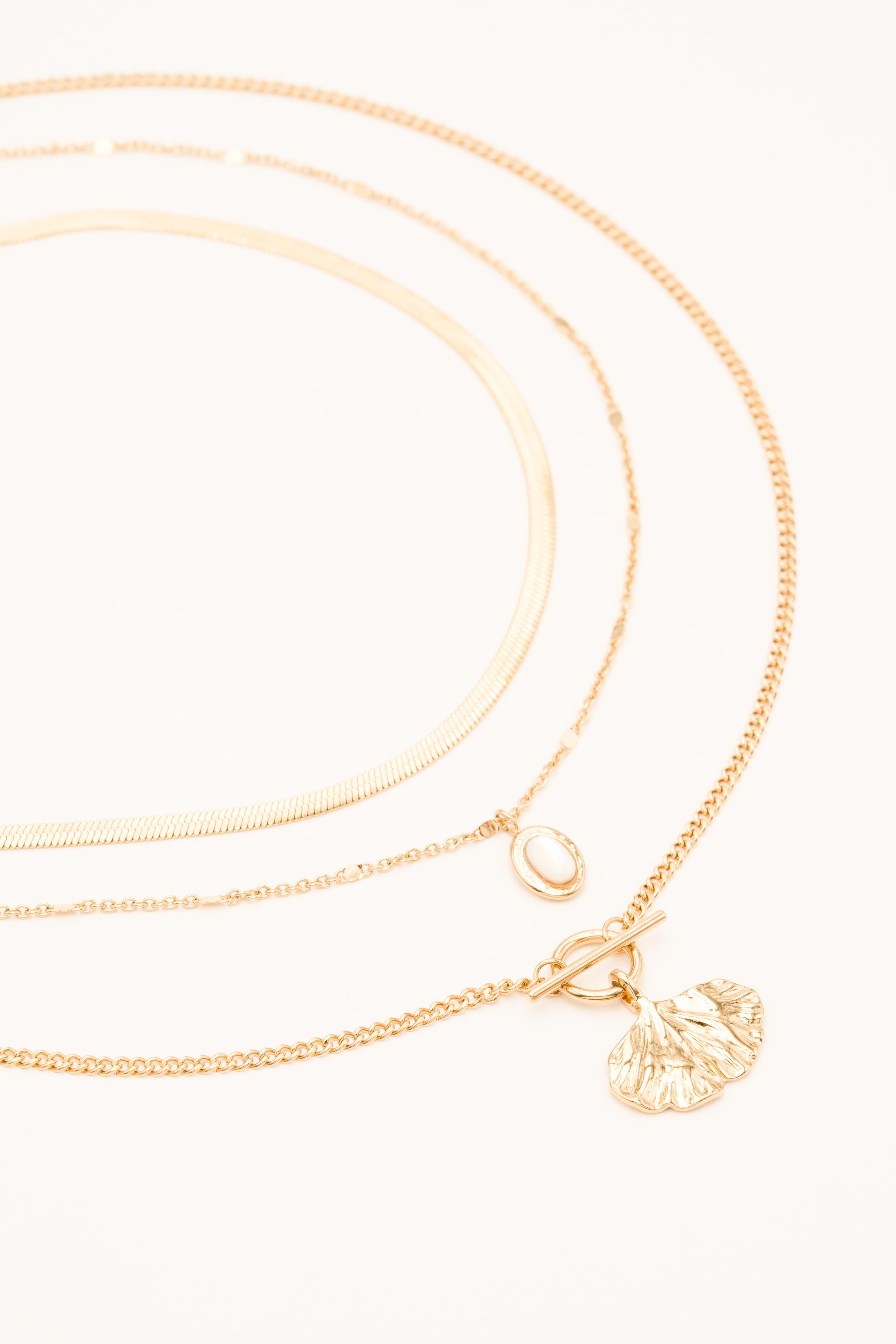 Collier Femme Collier Multirang Or Blanc Collier Multirang Femme