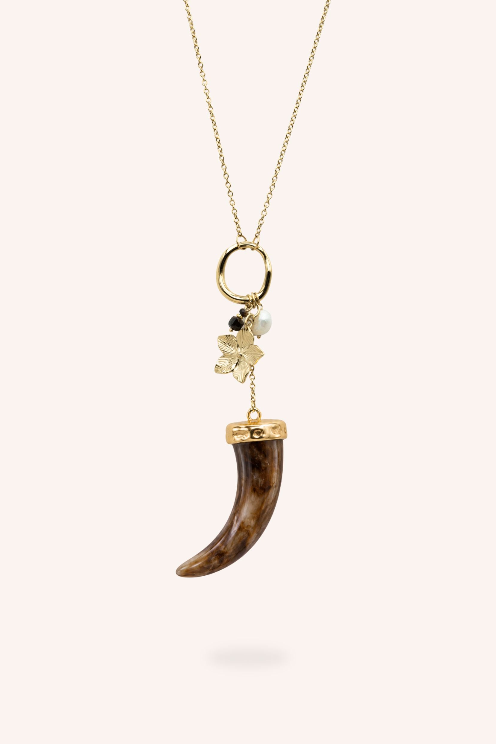 Collier Sautoir Bohm Paris - Cassiane Collier type sautoir Bohm Paris Marron 