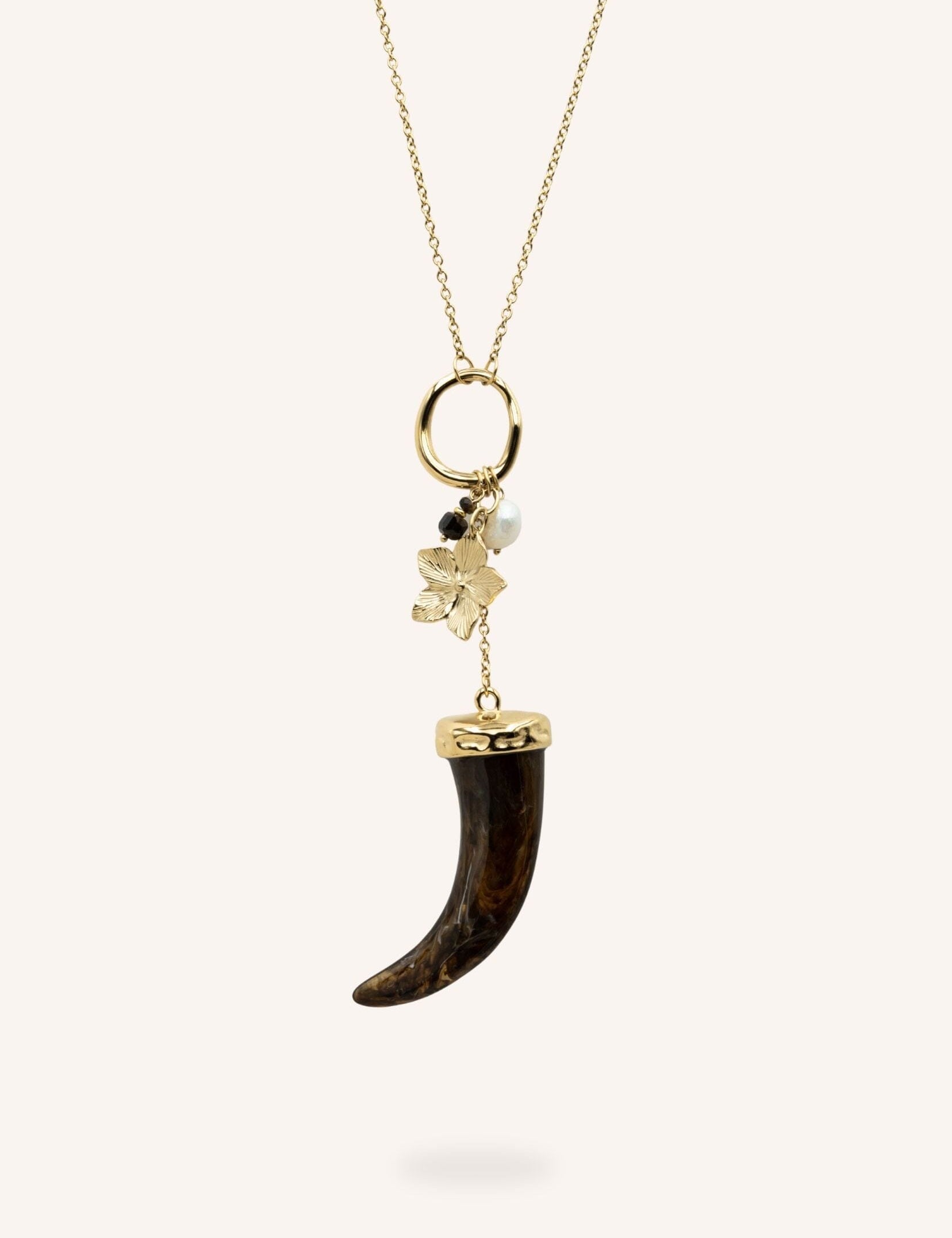 Collier Sautoir Bohm Paris - Cassiane Collier type sautoir Bohm Paris Marron 