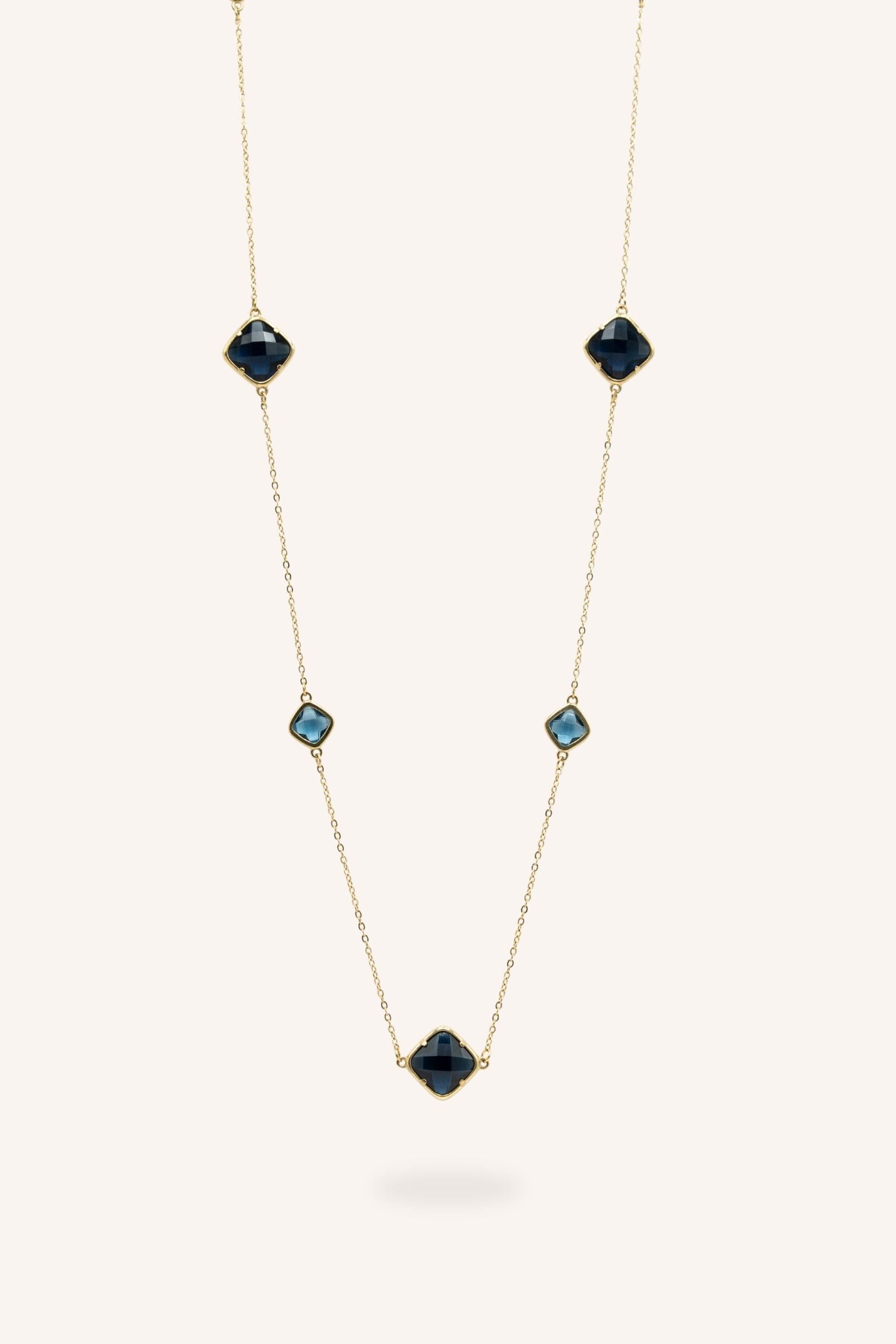 Collier Sautoir Bohm Paris - Céloria Collier type sautoir Bohm Paris Bleu 