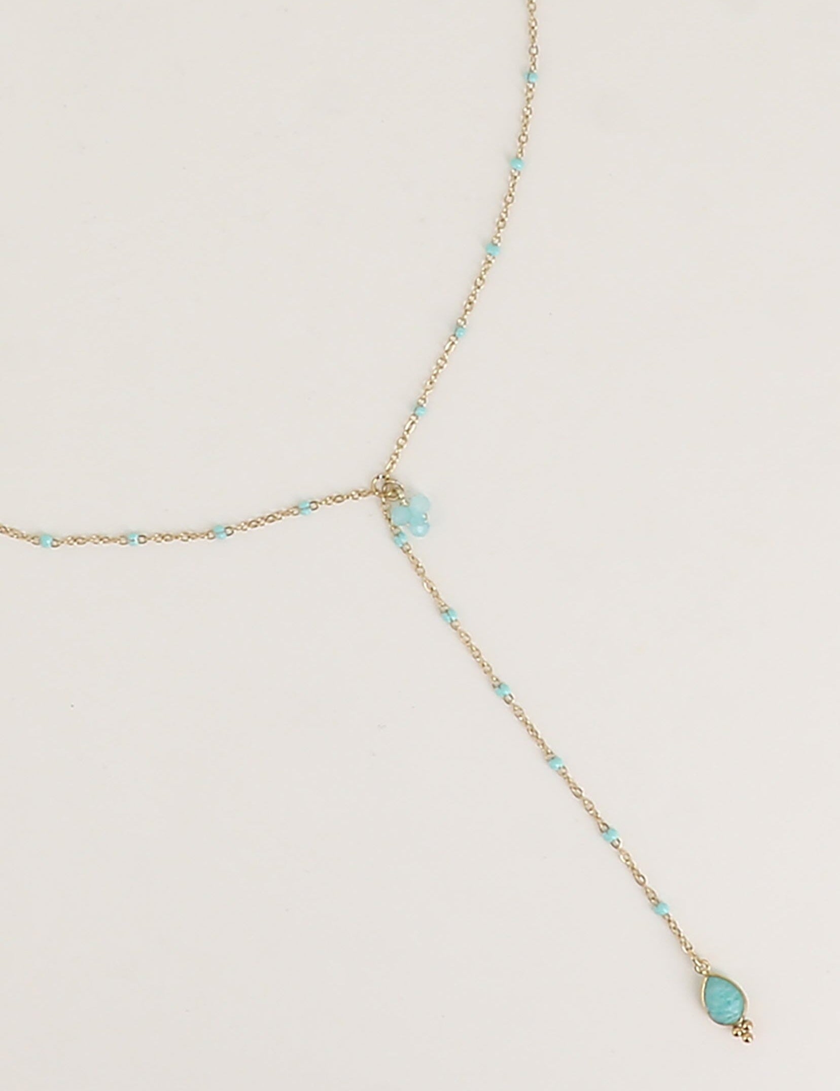 Collier Y Bohm Paris - Aveny Collier en Y Bohm Paris Amazonite 