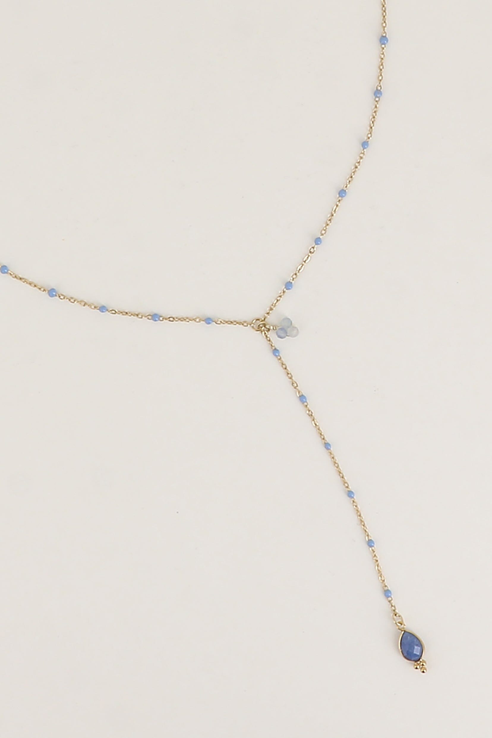 Collier Y Bohm Paris - Aveny Collier en Y Bohm Paris Aventurine bleue 