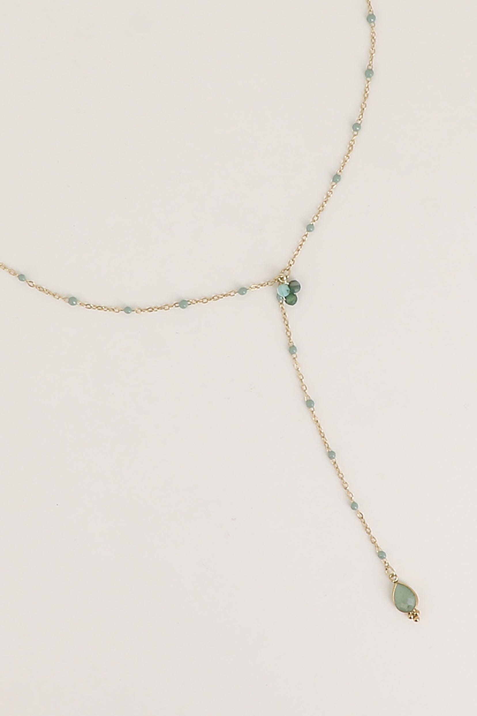Collier Y Bohm Paris - Aveny Collier en Y Bohm Paris Aventurine verte 