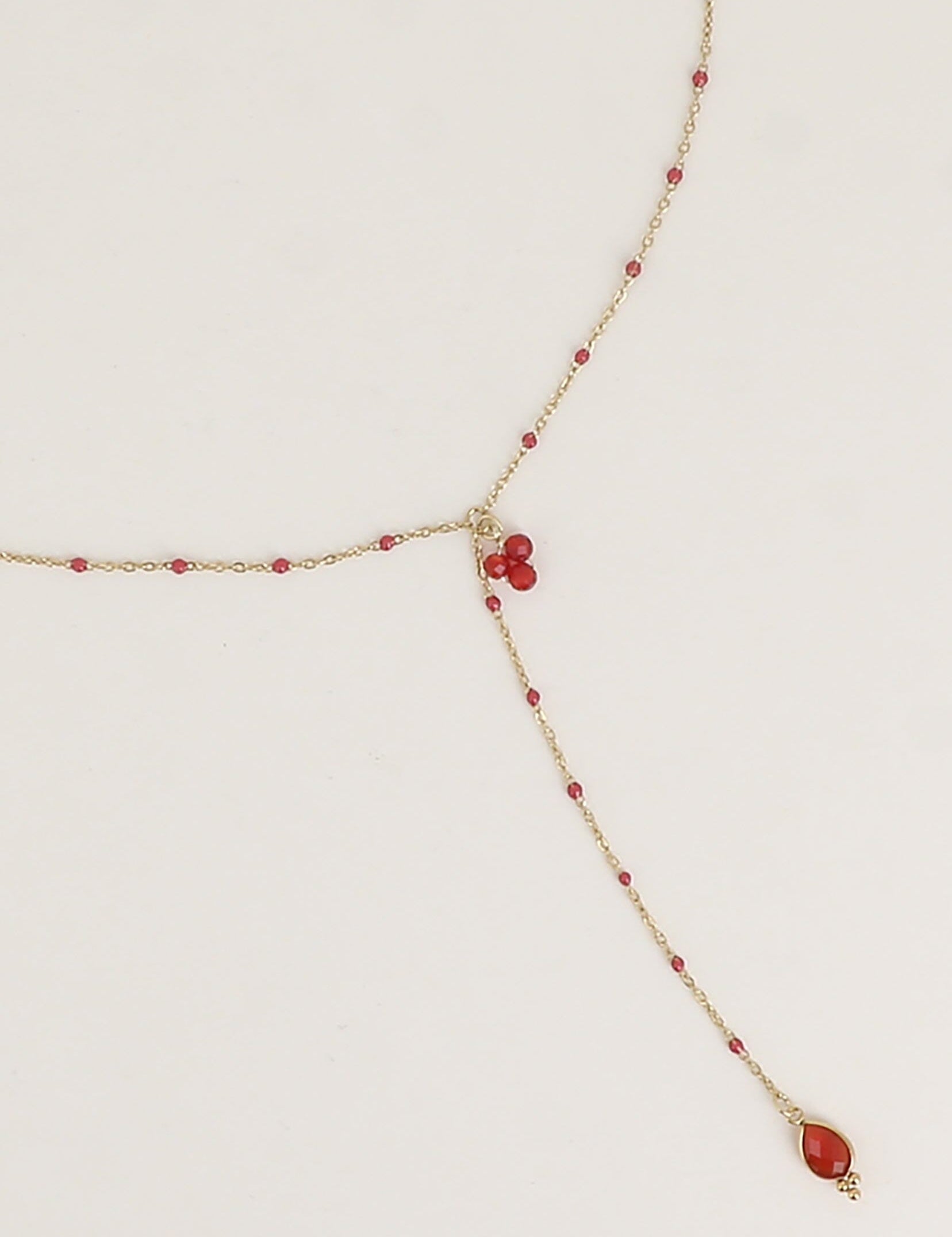 Collier Y Bohm Paris - Aveny Collier en Y Bohm Paris Cornaline 