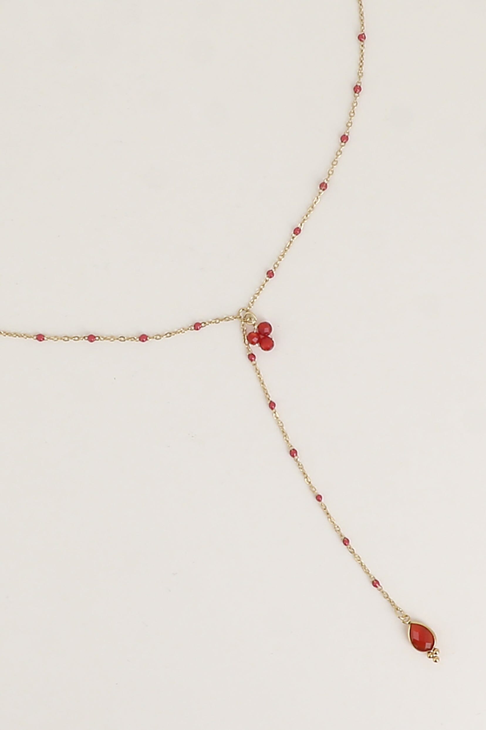 Collier Y Bohm Paris - Aveny Collier en Y Bohm Paris Cornaline 