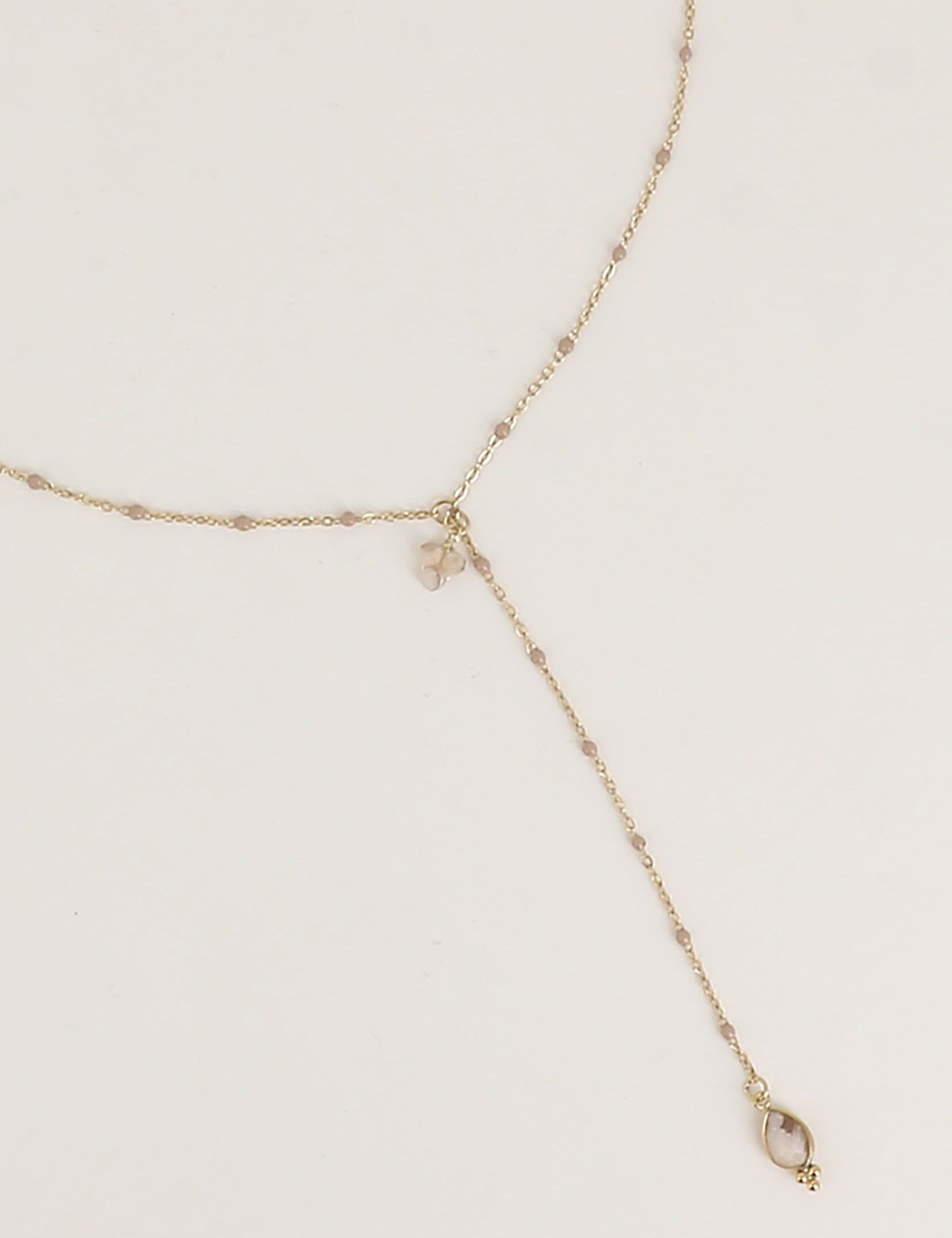 Collier Y Bohm Paris - Aveny Collier en Y Bohm Paris Jaspe Paysage 