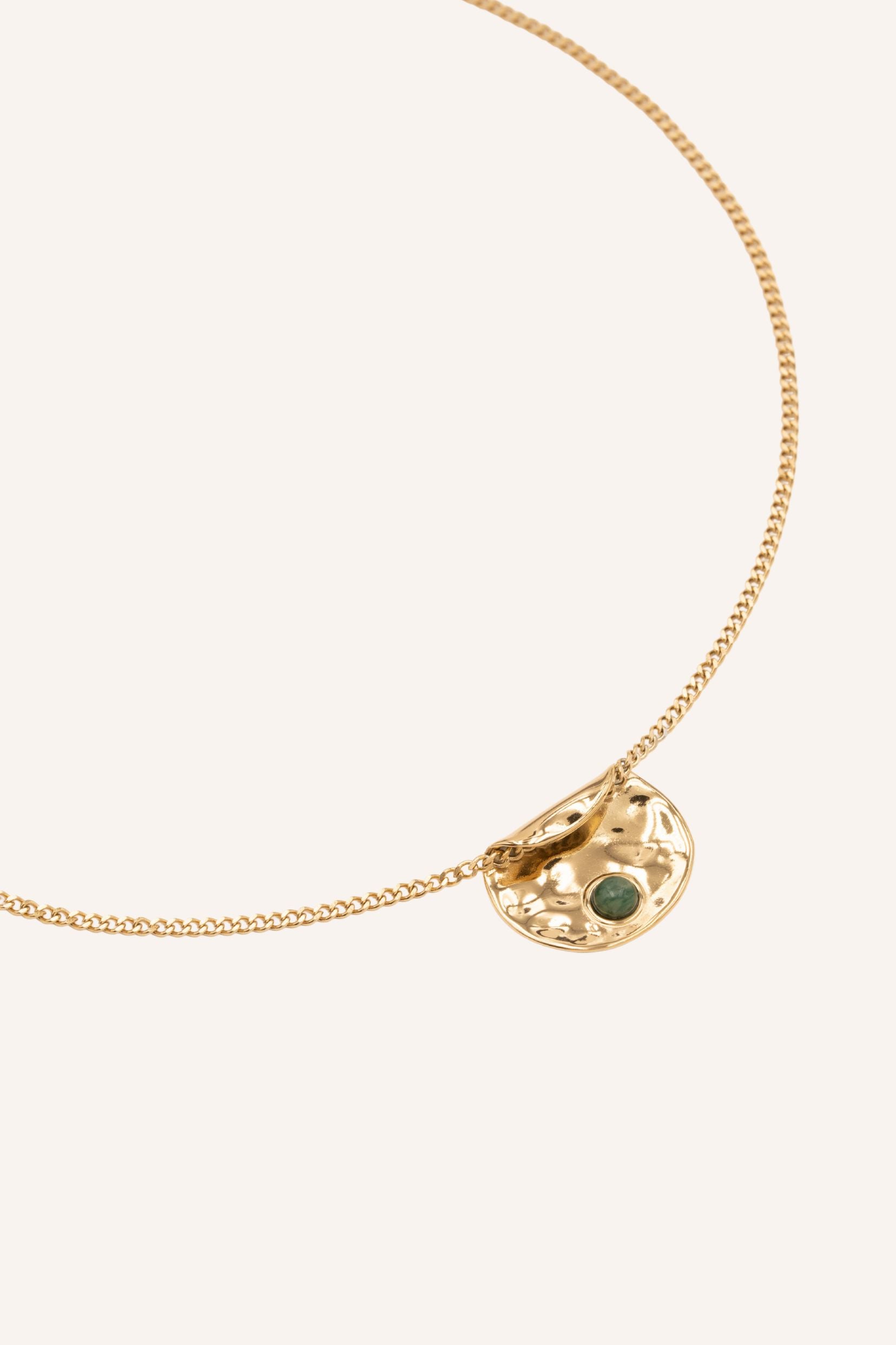 Colliers Bohm Paris - Abéline Collier Pendantifs Bohm Paris Jaspe vert 