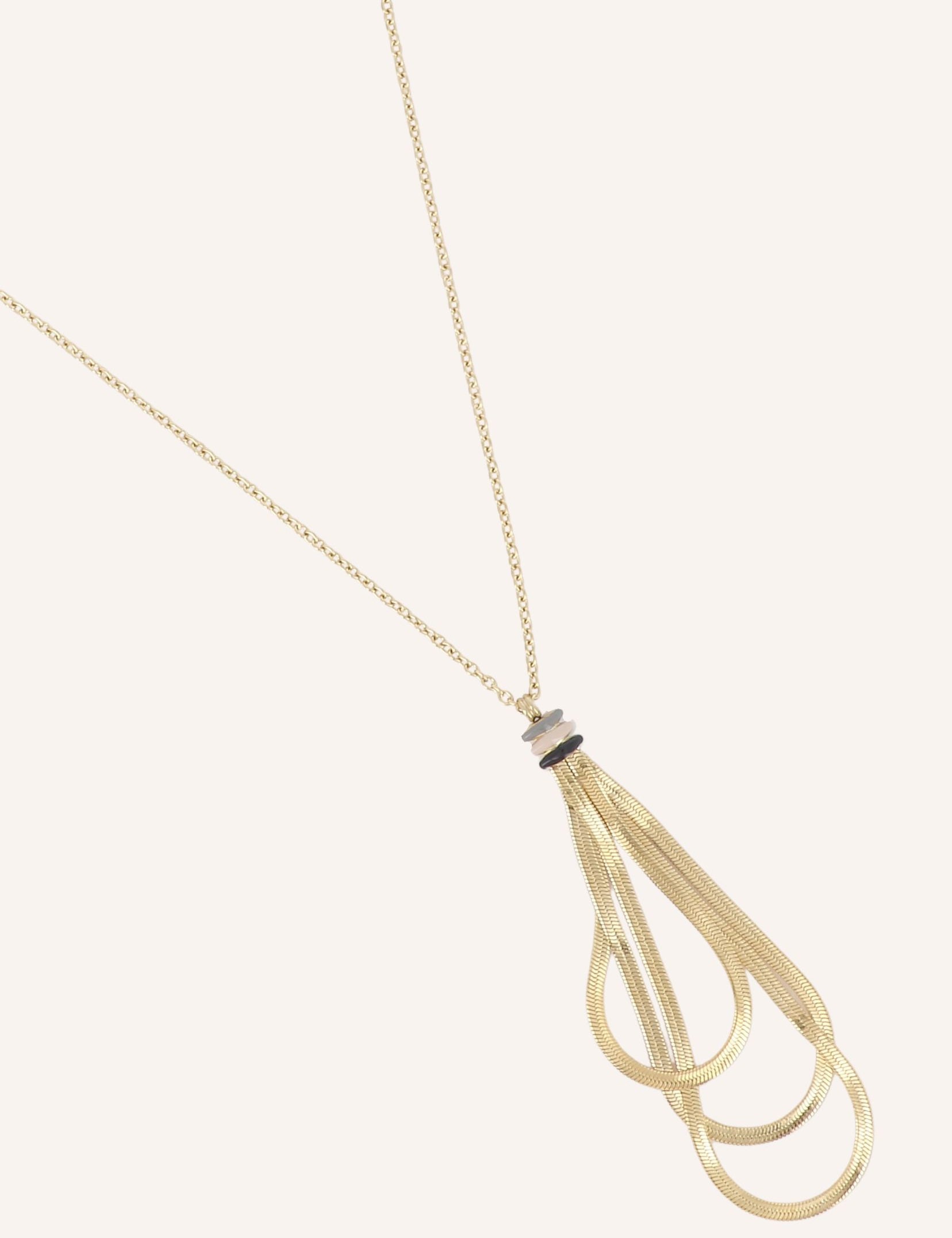 Colliers Bohm Paris - Dalia Colliers type sautoir Bohm Paris Taupe 