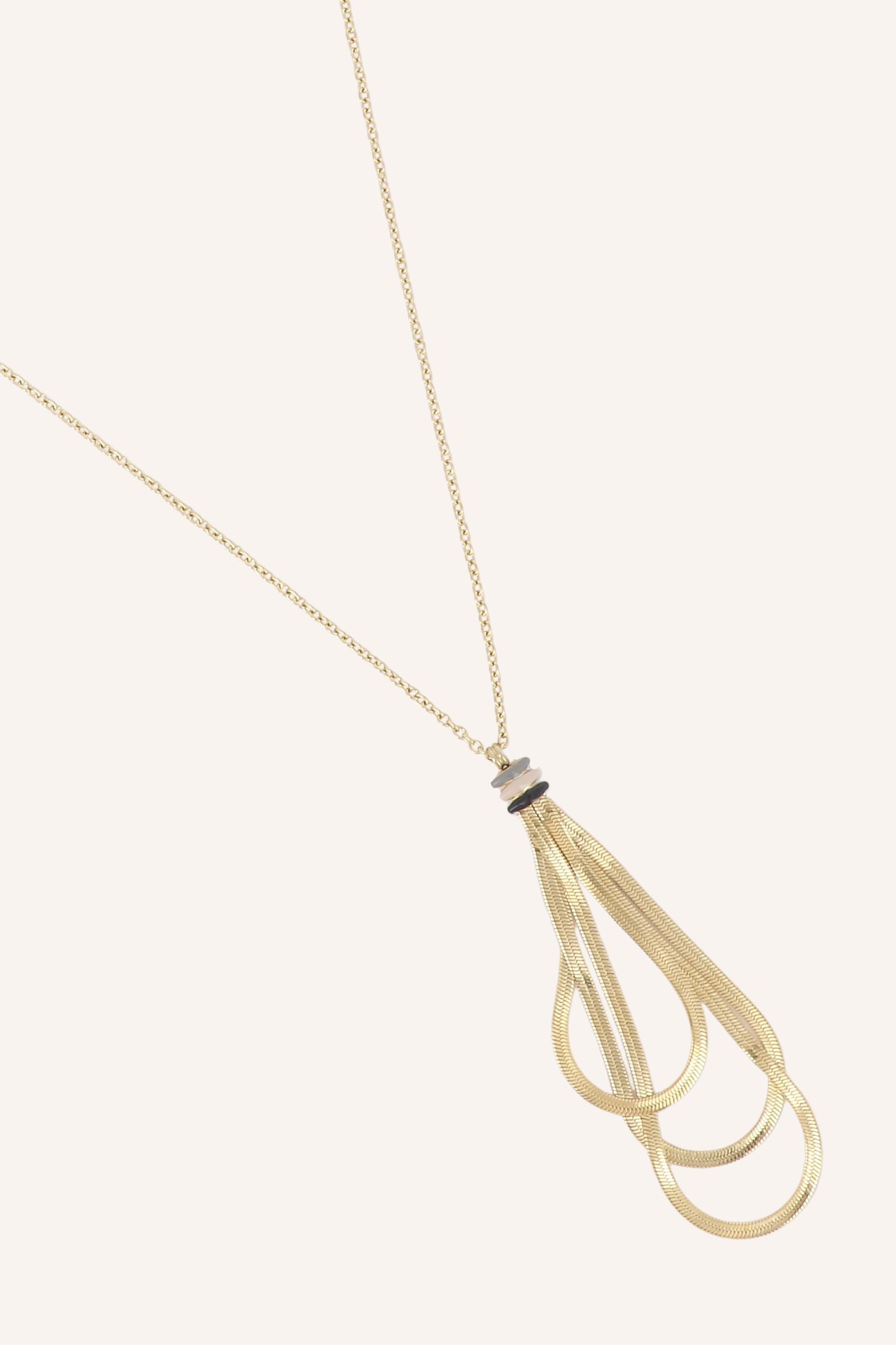 Colliers Bohm Paris - Dalia Colliers type sautoir Bohm Paris Taupe 