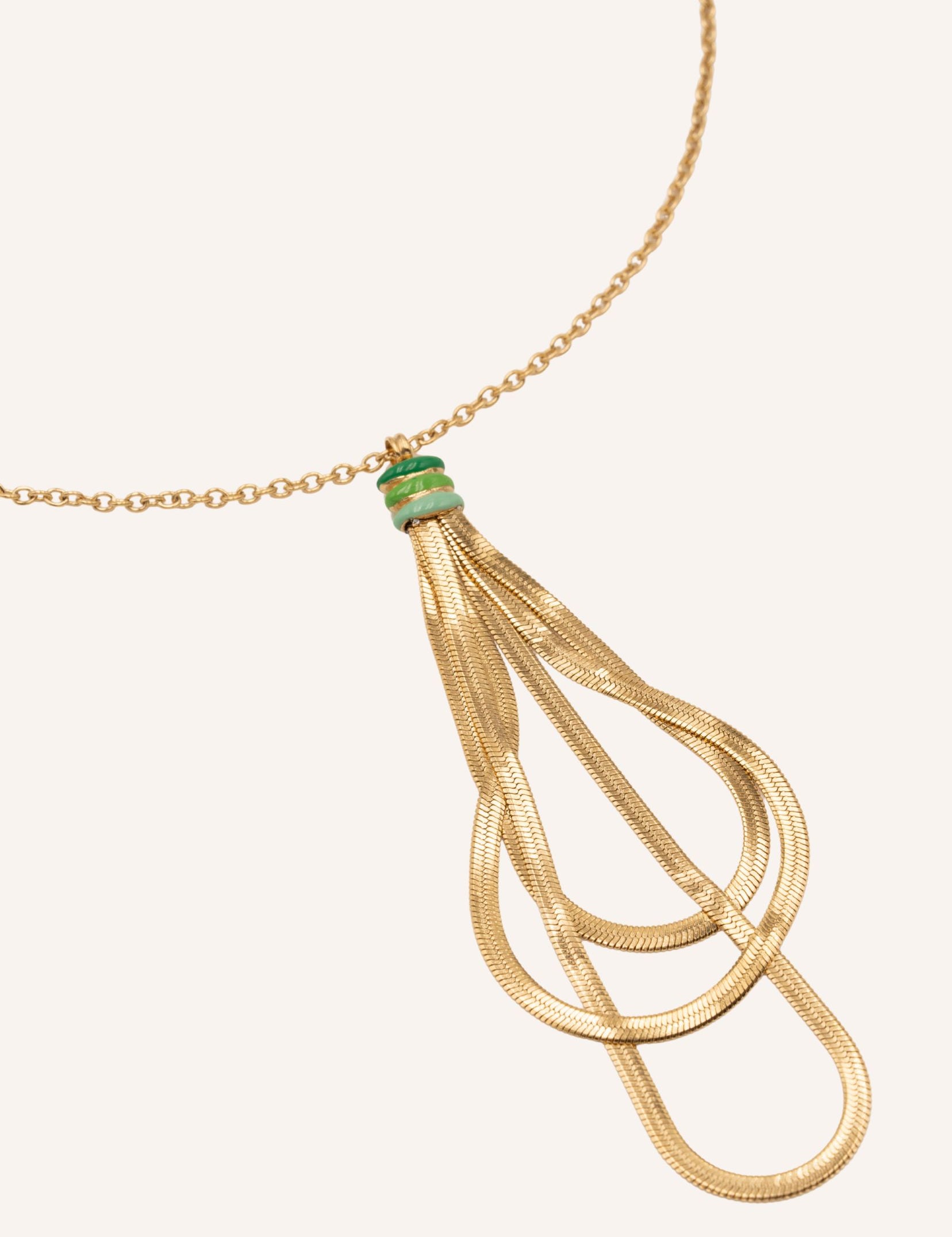 Colliers Bohm Paris - Dalia Colliers type sautoir Bohm Paris Vert 