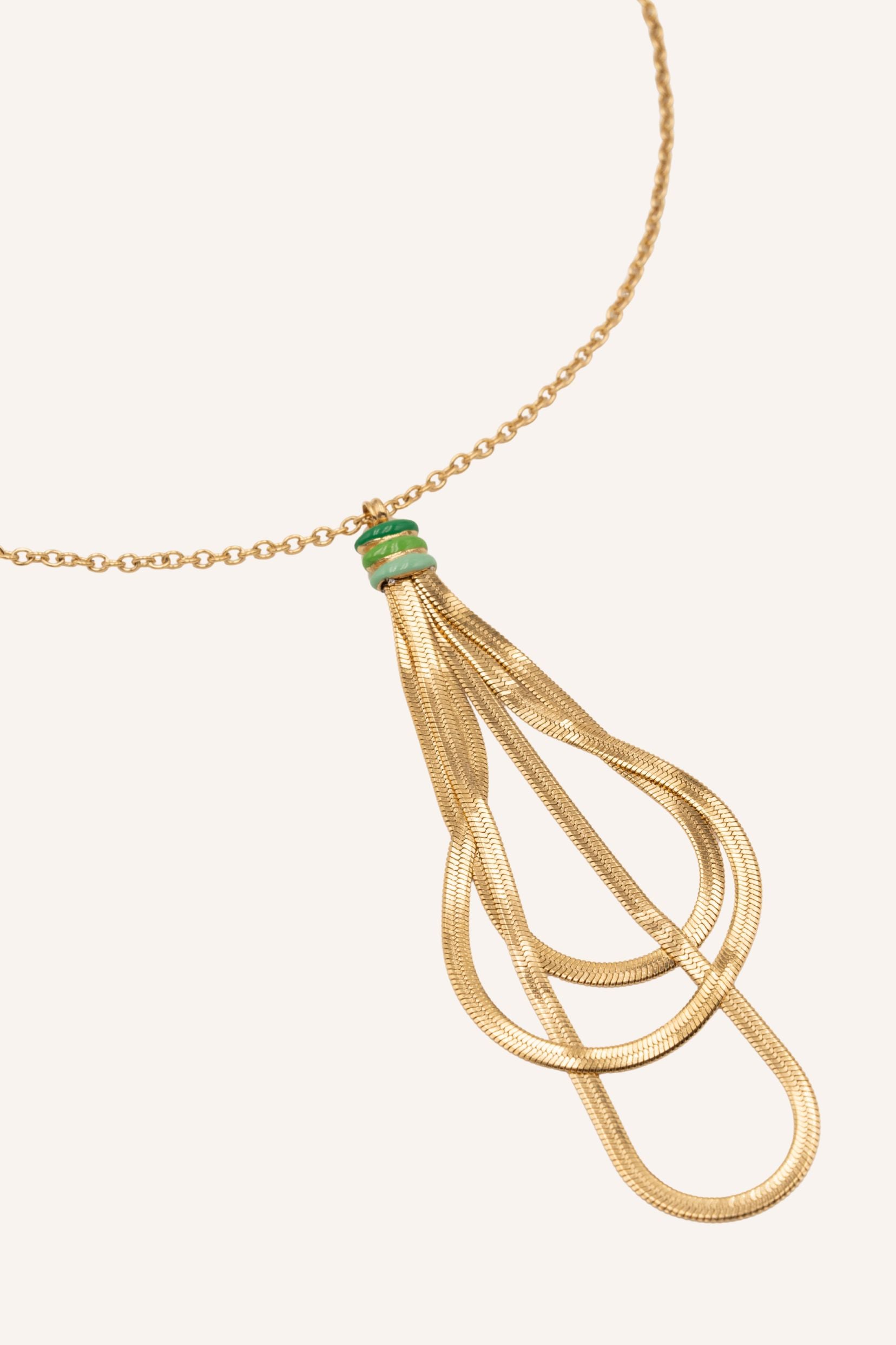 Colliers Bohm Paris - Dalia Colliers type sautoir Bohm Paris Vert 