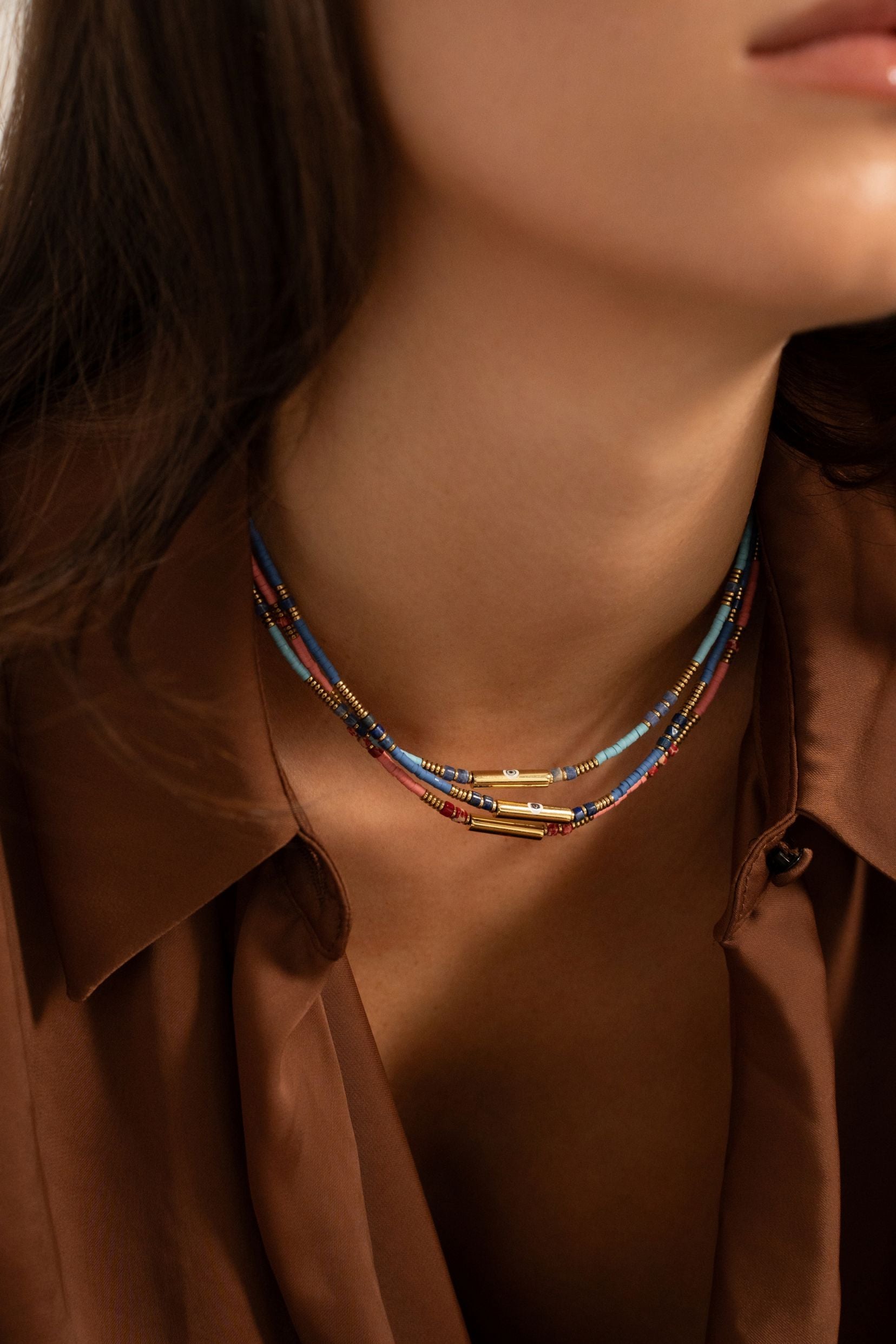 Colliers Bohm Paris - Leana Colliers sur fil Bohm Paris 