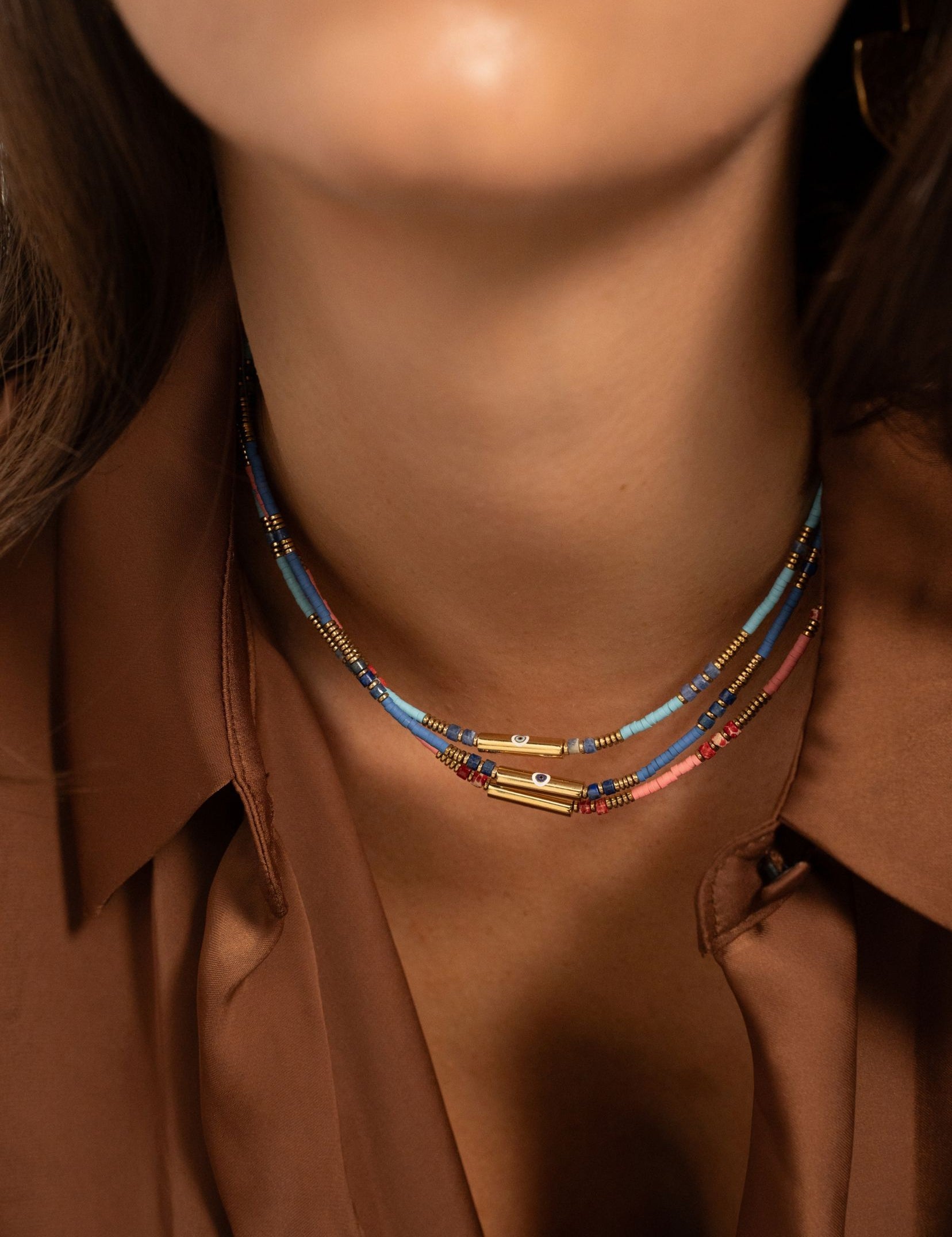 Colliers Bohm Paris - Leana Colliers sur fil Bohm Paris 