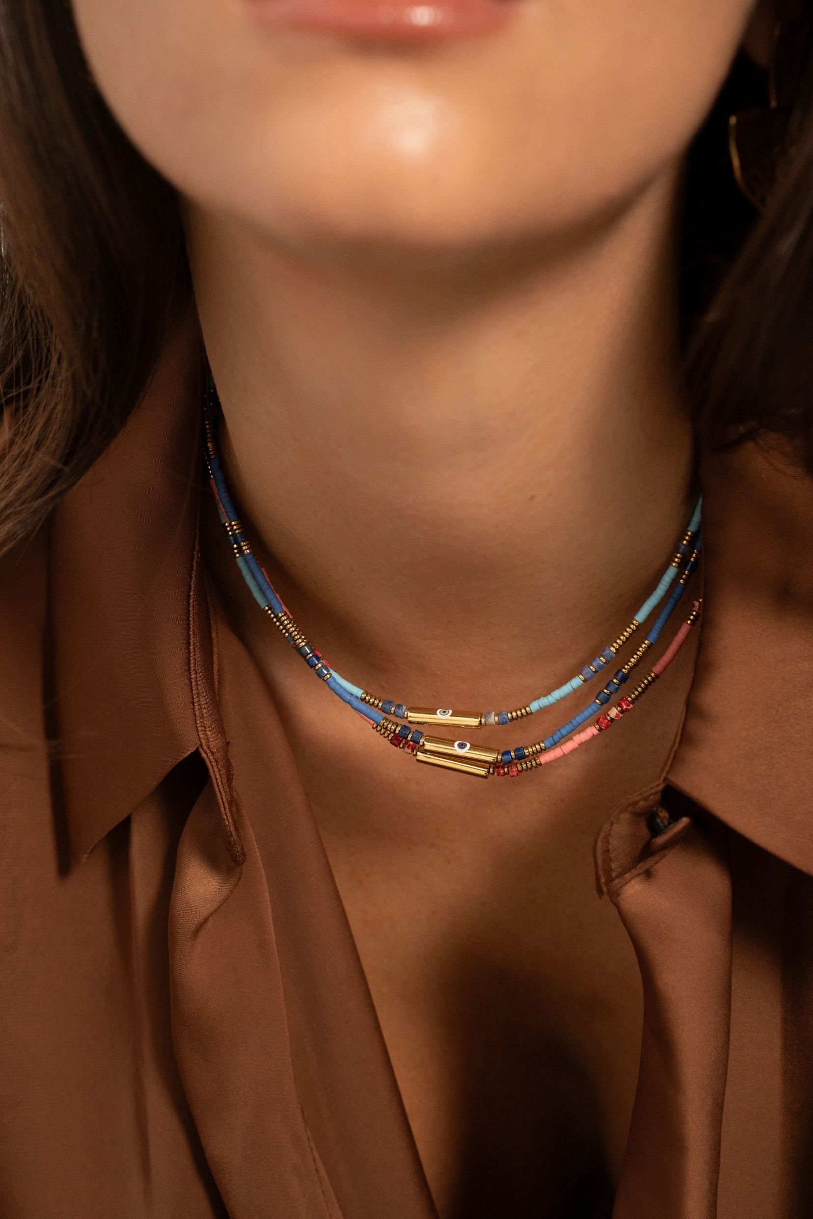 Colliers Bohm Paris - Leana Colliers sur fil Bohm Paris 