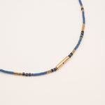 Colliers Bohm Paris - Leana Colliers sur fil Bohm Paris Lapis lazuli 