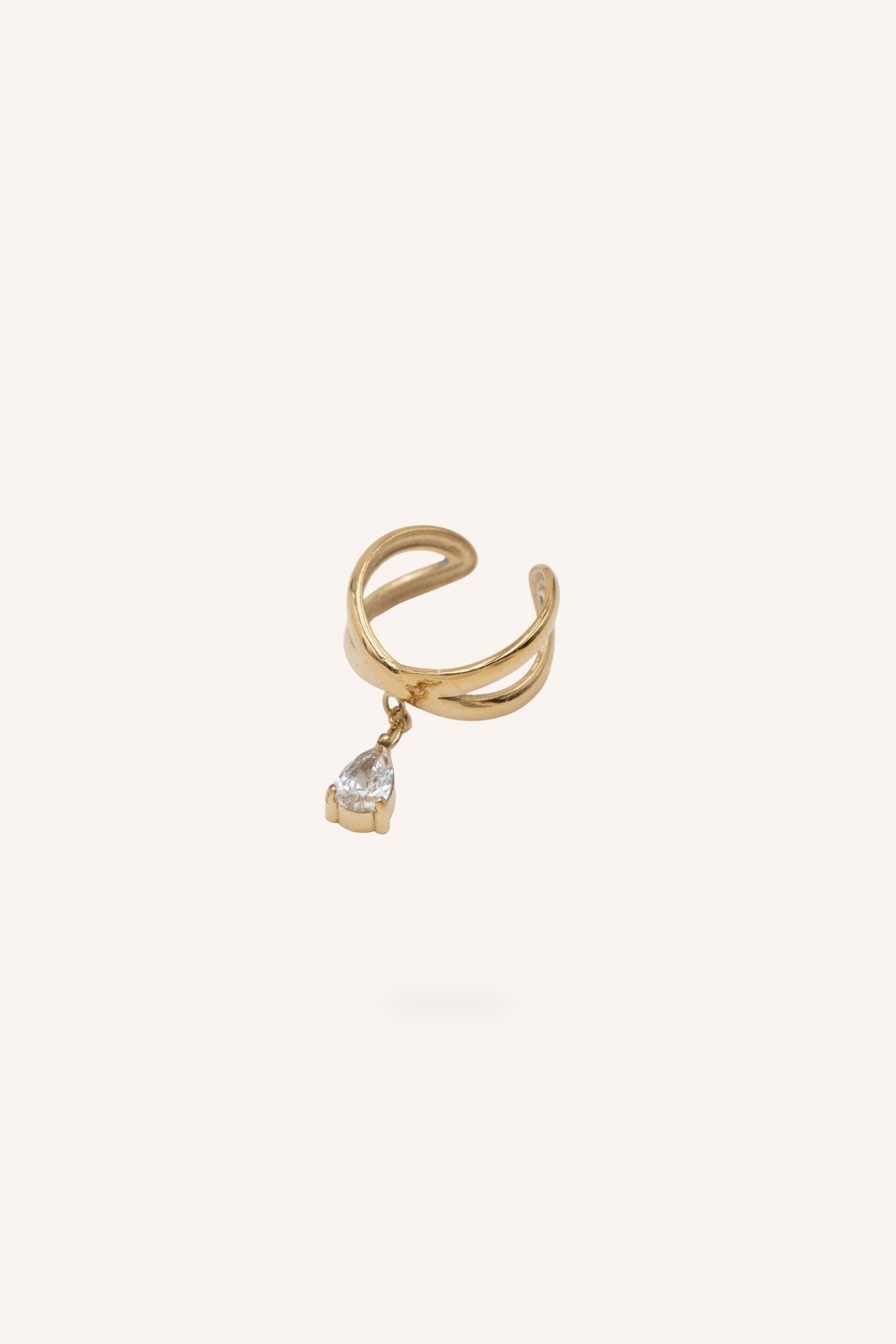 Earcuff Bohm Paris - Azoriane Boucles d'oreilles type earcuff Bohm Paris Doré 
