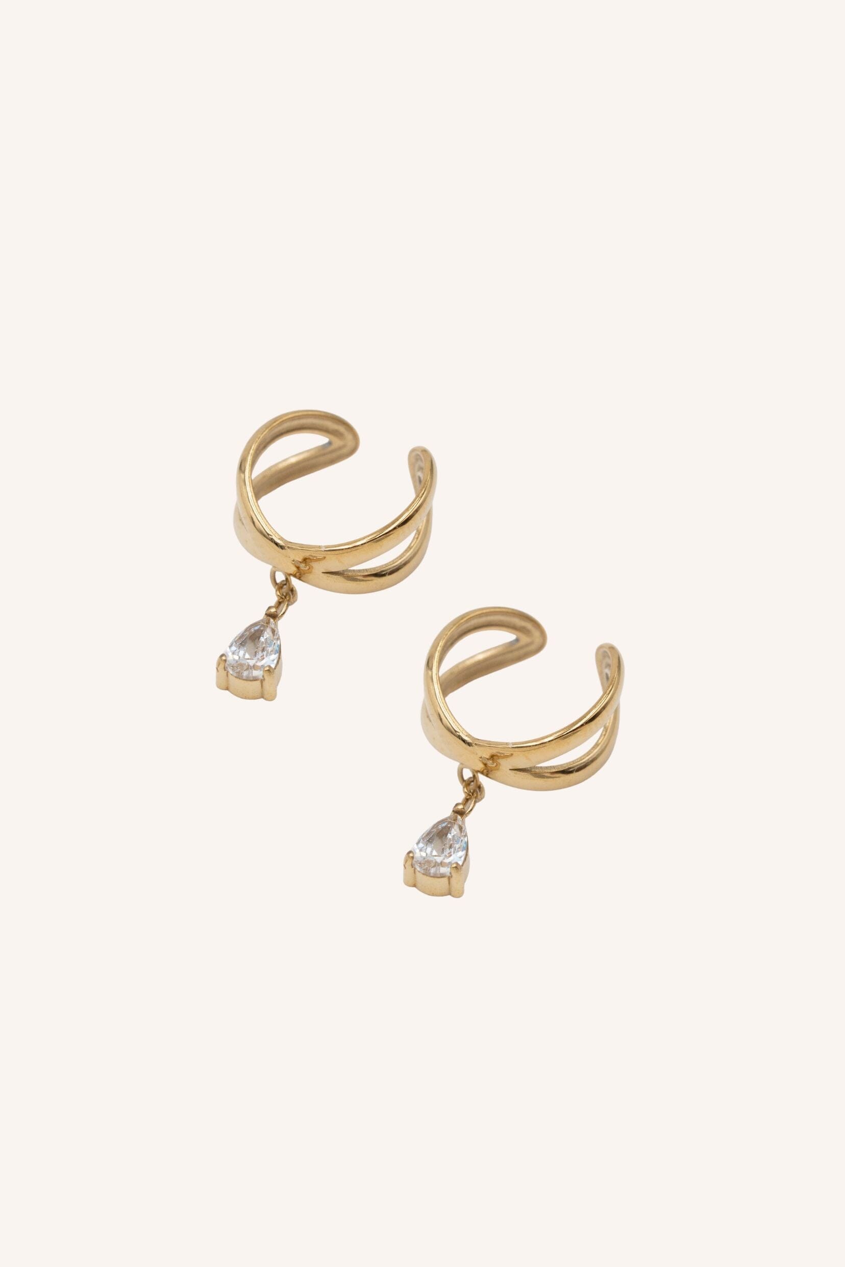 Earcuff Bohm Paris - Azoriane Boucles d'oreilles type earcuff Bohm Paris Doré 