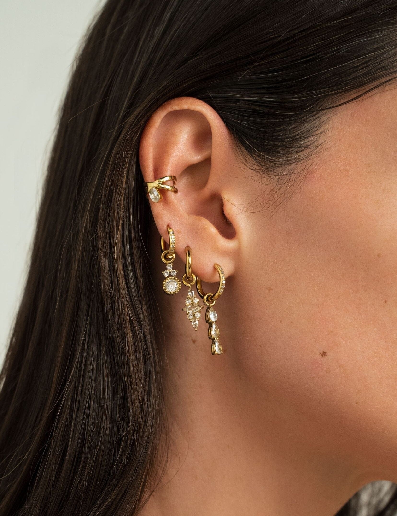Earcuff Bohm Paris - Évania Boucles d'oreilles type earcuff Bohm Paris 