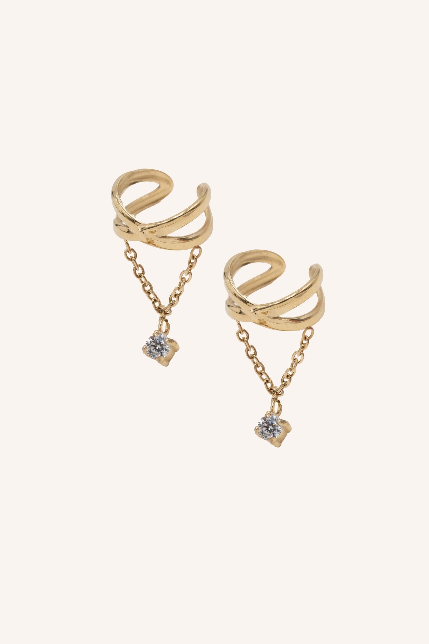 Earcuff Bohm Paris - Naoria Boucles d'oreilles type earcuff Bohm Paris Doré 
