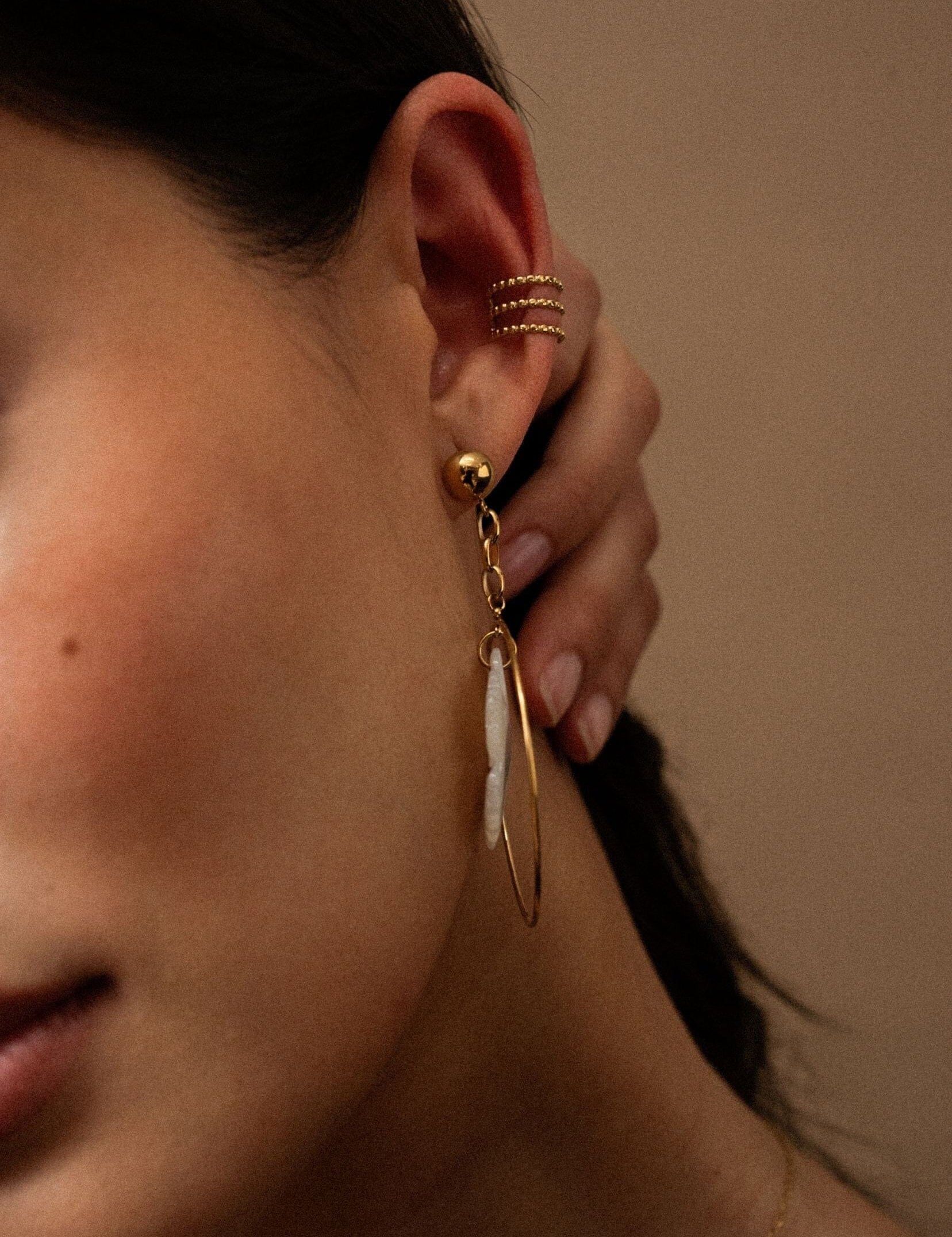 Earcuff Bohm Paris - Tria Boucles d'oreilles type earcuff Bohm Paris 