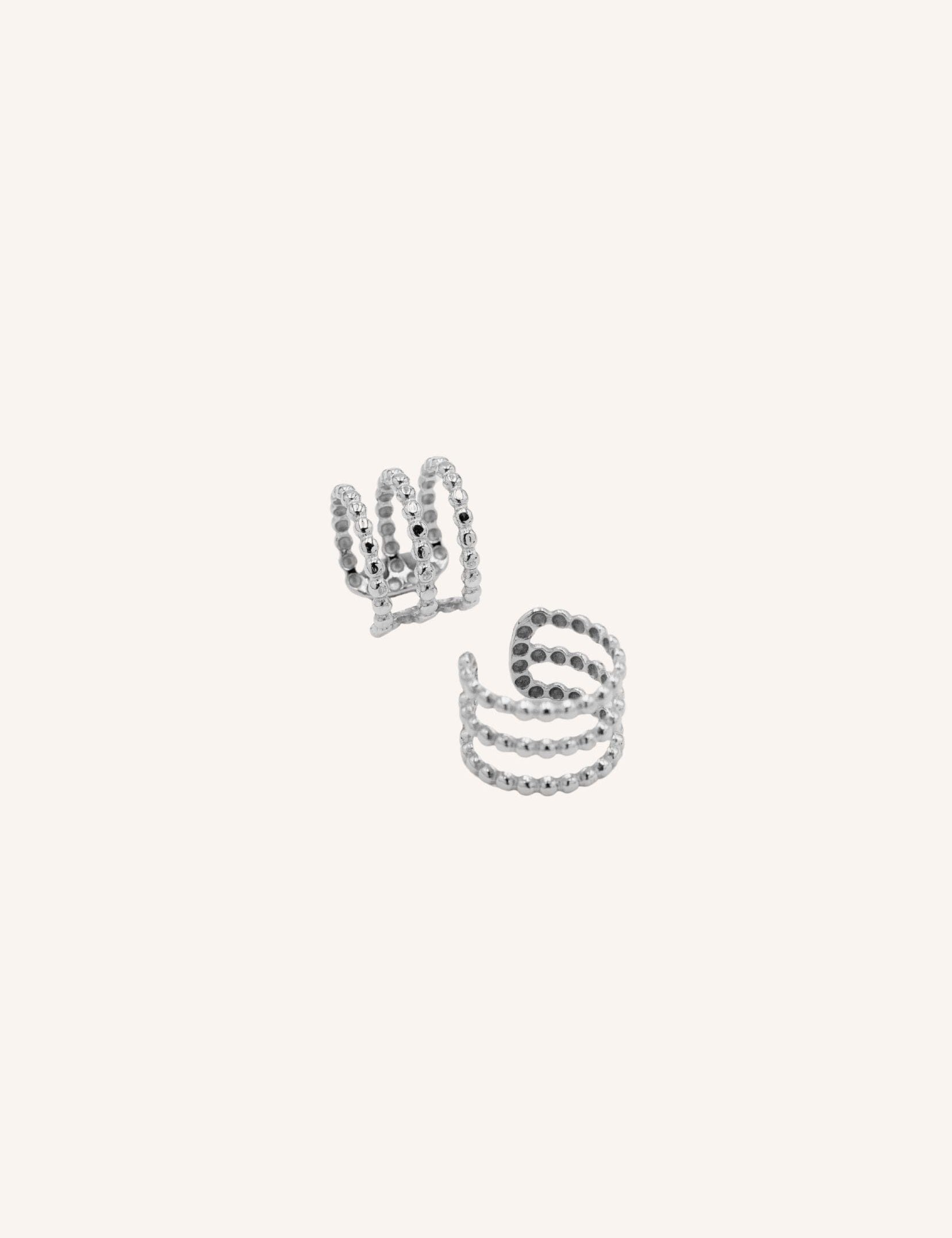 Earcuff Bohm Paris - Tria Boucles d'oreilles type earcuff Bohm Paris Argenté 