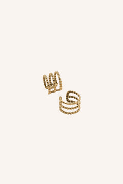 Earcuff Bohm Paris - Tria Boucles d'oreilles type earcuff Bohm Paris Doré 