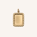 Pendentif médaille à graver Louison - doré Bohm Paris 