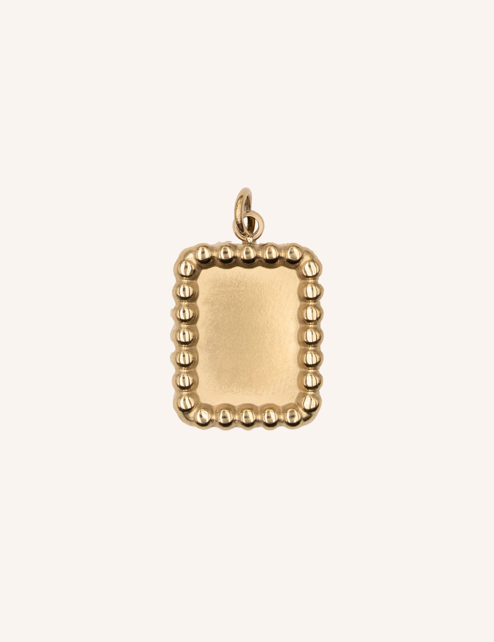 Pendentif médaille à graver Louison - doré Bohm Paris 