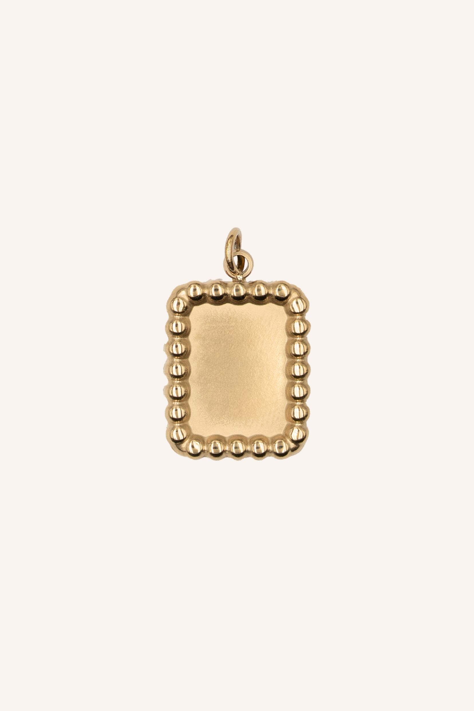 Pendentif médaille à graver Louison - doré Bohm Paris 