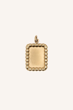 Pendentif médaille à graver Louison - doré Bohm Paris 