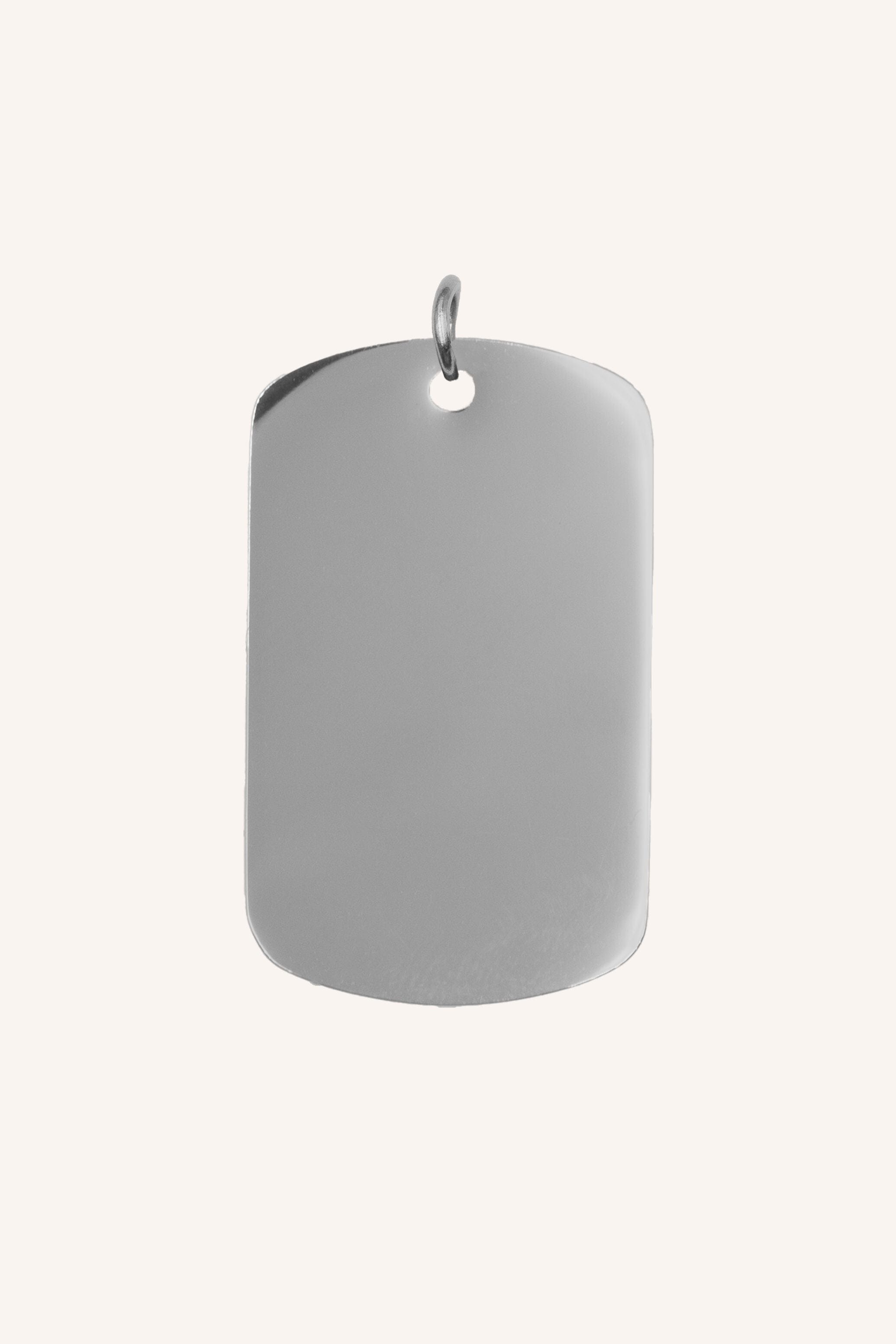 Pendentif médaille à graver Mattew - argenté Bohm Paris 