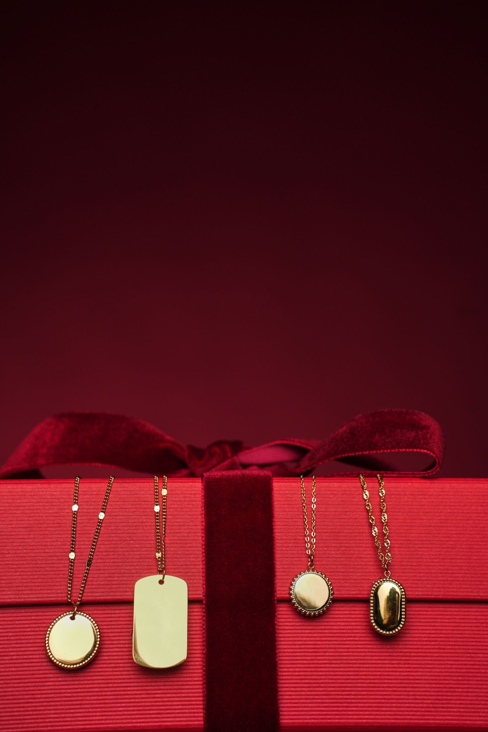 Pendentif médaille à graver Mattew - doré Bohm Paris 