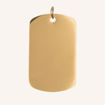 Pendentif médaille à graver Mattew - doré Bohm Paris 