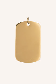 Pendentif médaille à graver Mattew - doré Bohm Paris 