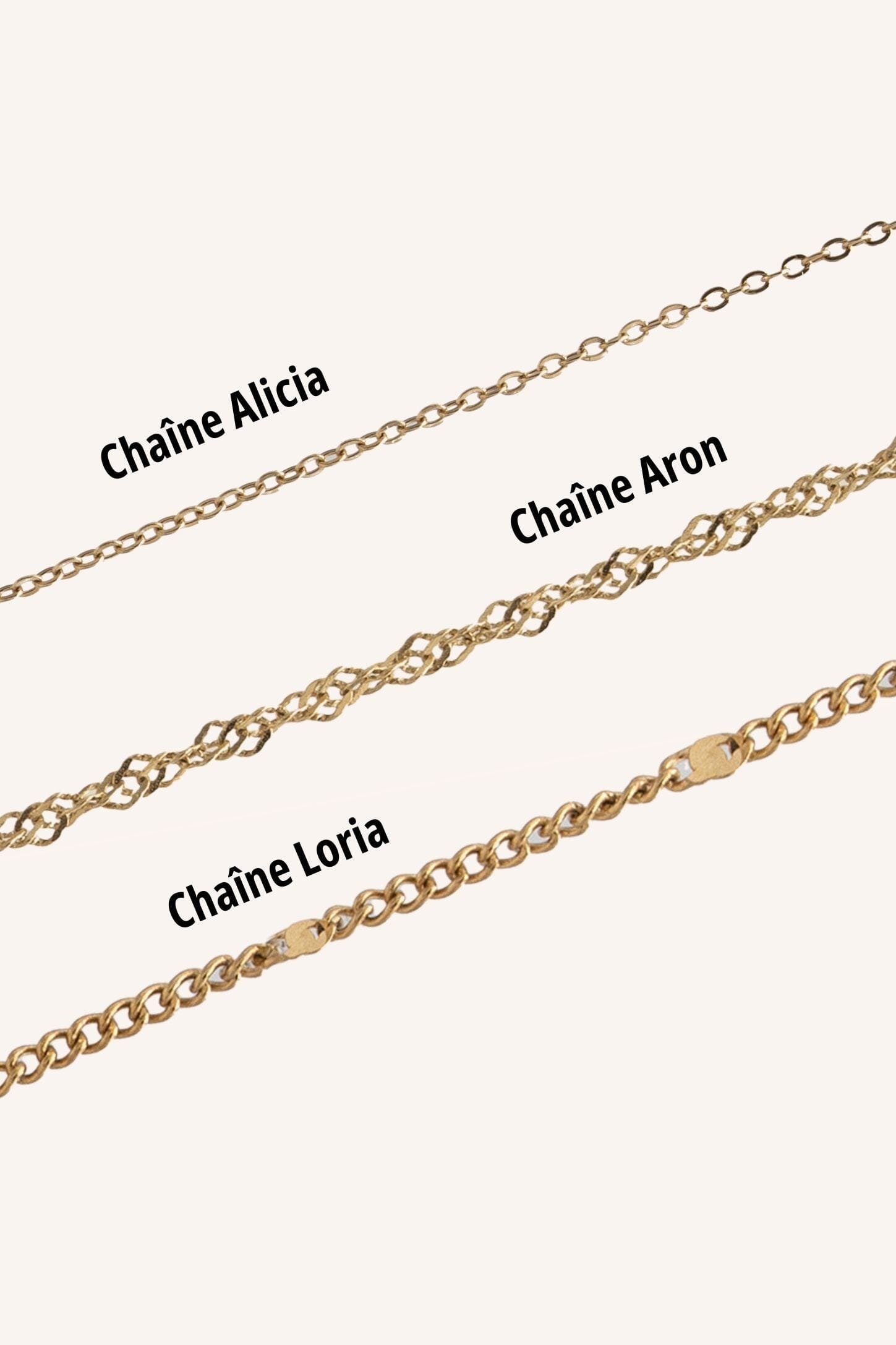 Pendentif médaille à graver Olivia - doré Bohm Paris 